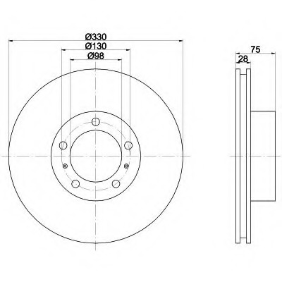 Disc frana 92220710 TEXTAR - Frana disc Disc frana 92220710 TEXTAR - Frana disc