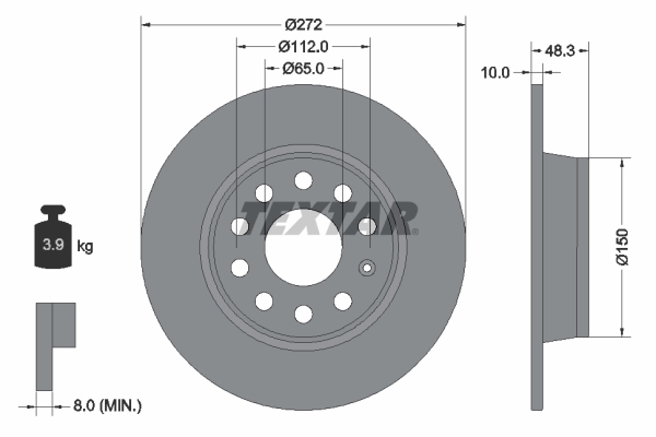 Disc frana 92224903 TEXTAR - Disc frana Disc frana 92224903 TEXTAR - Disc frana