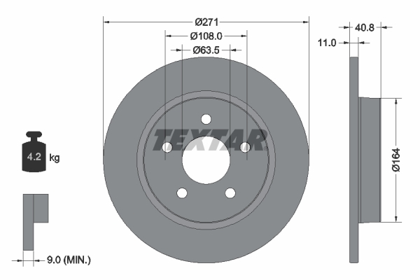 Disc frana 92239003 TEXTAR - Disc frana Disc frana 92239003 TEXTAR - Disc frana