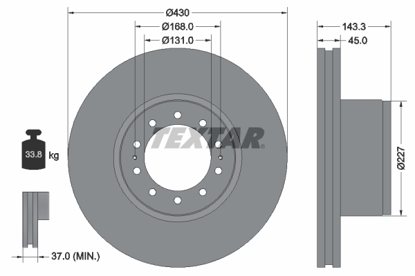 Disc frana 93186700 TEXTAR - Disc frana Disc frana 93186700 TEXTAR - Disc frana