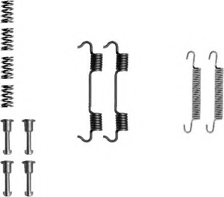 set accesorii, saboti frana parcare 97012600 TEXTAR - Frana tambur set accesorii, saboti frana parcare 97012600 TEXTAR - Frana tambur