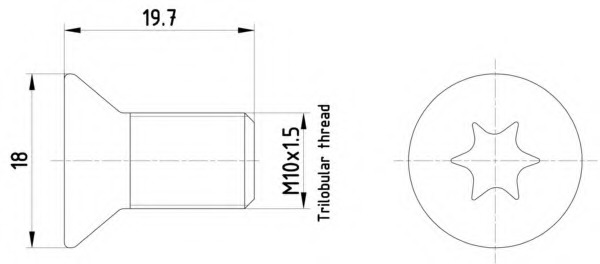 Surub, disc frana TPM0011 TEXTAR - Componente/ accesorii frana Surub, disc frana TPM0011 TEXTAR - Componente/ accesorii frana