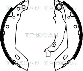 Set saboti frana 8100 10427 TRISCAN - Frana tambur Set saboti frana 8100 10427 TRISCAN - Frana tambur