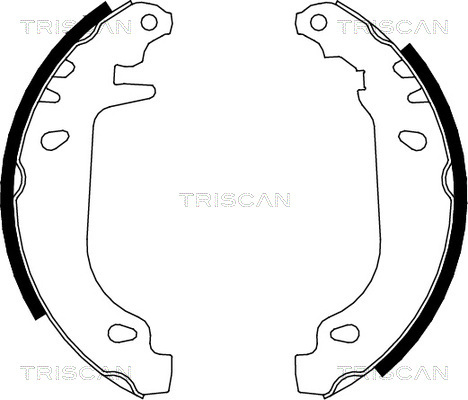 Set saboti frana 8100 10545 TRISCAN - Frana tambur Set saboti frana 8100 10545 TRISCAN - Frana tambur