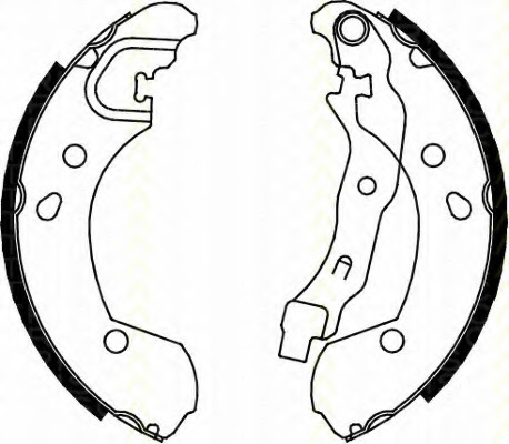 Set saboti frana 8100 14002 TRISCAN - Material frictiune sabot frana/ sabot frana Set saboti frana 8100 14002 TRISCAN - Material frictiune sabot frana/ sabot frana