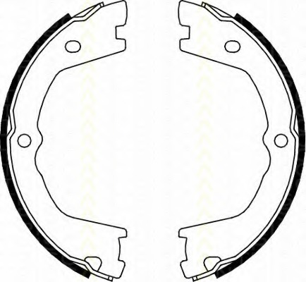 Set saboti frana, frana de mana 8100 15019 TRISCAN - Frana tambur Set saboti frana, frana de mana 8100 15019 TRISCAN - Frana tambur