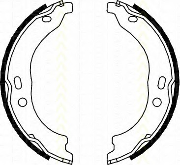 Set saboti frana, frana de mana 8100 15024 TRISCAN - Frana de mana Set saboti frana, frana de mana 8100 15024 TRISCAN - Frana de mana