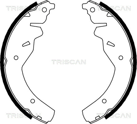 Set saboti frana 8100 18595 TRISCAN - Frana tambur Set saboti frana 8100 18595 TRISCAN - Frana tambur