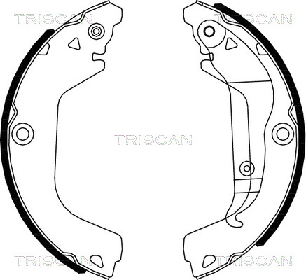 Set saboti frana 8100 21002 TRISCAN - Material frictiune sabot frana/ sabot frana Set saboti frana 8100 21002 TRISCAN - Material frictiune sabot frana/ sabot frana