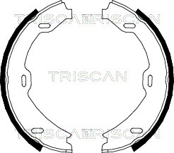 Set saboti frana, frana de mana 8100 23027 TRISCAN - Frana de mana