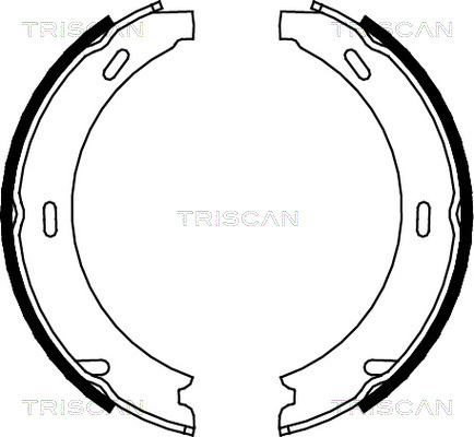 Set saboti frana 8100 23412 TRISCAN - Frana tambur Set saboti frana 8100 23412 TRISCAN - Frana tambur