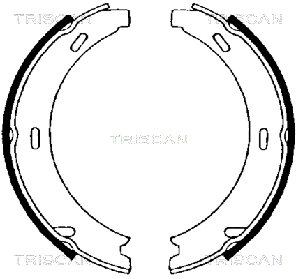 Set saboti frana, frana de mana 8100 23552 TRISCAN - Frana tambur Set saboti frana, frana de mana 8100 23552 TRISCAN - Frana tambur