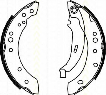 Set saboti frana 8100 25005 TRISCAN - Material frictiune sabot frana/ sabot frana Set saboti frana 8100 25005 TRISCAN - Material frictiune sabot frana/ sabot frana