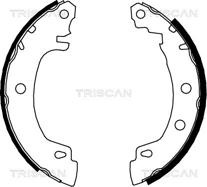 Set saboti frana 8100 25581 TRISCAN - Material frictiune sabot frana/ sabot frana Set saboti frana 8100 25581 TRISCAN - Material frictiune sabot frana/ sabot frana