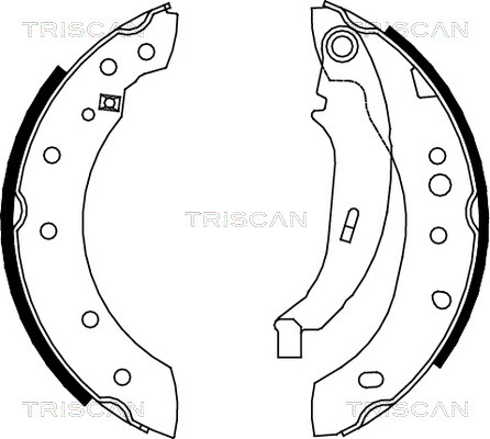 Set saboti frana 8100 28052 TRISCAN - Frana tambur Set saboti frana 8100 28052 TRISCAN - Frana tambur