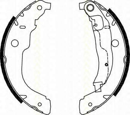 Set saboti frana 8100 28053 TRISCAN - Material frictiune sabot frana/ sabot frana Set saboti frana 8100 28053 TRISCAN - Material frictiune sabot frana/ sabot frana