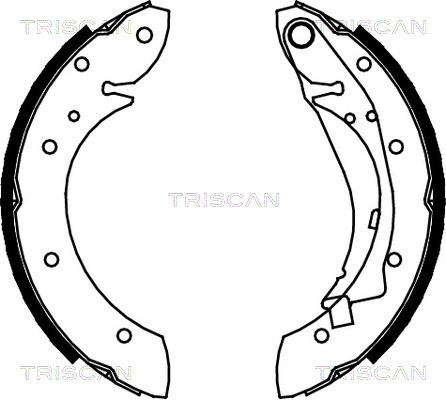 Set saboti frana 8100 28598 TRISCAN - Frana tambur Set saboti frana 8100 28598 TRISCAN - Frana tambur