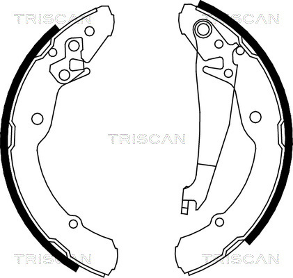 Set saboti frana 8100 67631 TRISCAN - Material frictiune sabot frana/ sabot frana Set saboti frana 8100 67631 TRISCAN - Material frictiune sabot frana/ sabot frana