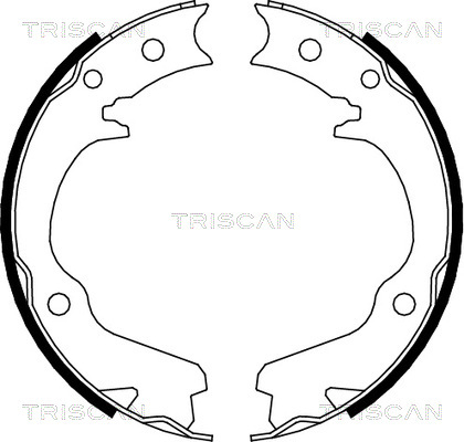 Set saboti frana 8100 68001 TRISCAN - Frana tambur Set saboti frana 8100 68001 TRISCAN - Frana tambur