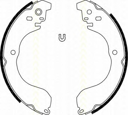 Set saboti frana 8100 80017 TRISCAN - Material frictiune sabot frana/ sabot frana Set saboti frana 8100 80017 TRISCAN - Material frictiune sabot frana/ sabot frana