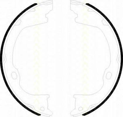 Set saboti frana, frana de mana 8100 80019 TRISCAN - Frana tambur Set saboti frana, frana de mana 8100 80019 TRISCAN - Frana tambur
