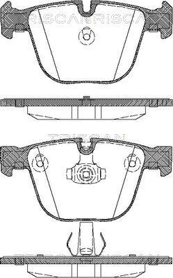 set placute frana,frana disc 8110 11018 TRISCAN - Frana disc set placute frana,frana disc 8110 11018 TRISCAN - Frana disc