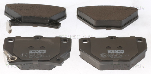 set placute frana,frana disc 8110 13047 TRISCAN - Set placute frana