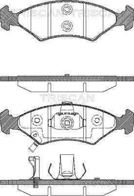 set placute frana,frana disc 8110 18007 TRISCAN - Frana disc set placute frana,frana disc 8110 18007 TRISCAN - Frana disc