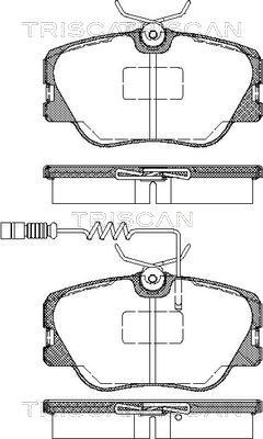 set placute frana,frana disc 8110 23001 TRISCAN - Frana disc set placute frana,frana disc 8110 23001 TRISCAN - Frana disc