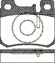 set placute frana,frana disc 8110 23006 TRISCAN - Set placute frana set placute frana,frana disc 8110 23006 TRISCAN - Set placute frana