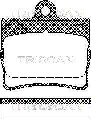 set placute frana,frana disc 8110 23016 TRISCAN - Set placute frana set placute frana,frana disc 8110 23016 TRISCAN - Set placute frana