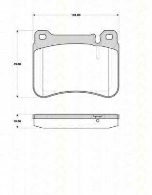 set placute frana,frana disc 8110 23050 TRISCAN - Set placute frana set placute frana,frana disc 8110 23050 TRISCAN - Set placute frana