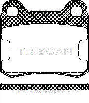 set placute frana,frana disc 8110 23115 TRISCAN - Frana disc set placute frana,frana disc 8110 23115 TRISCAN - Frana disc