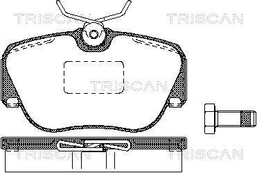 set placute frana,frana disc 8110 23936 TRISCAN - Frana disc set placute frana,frana disc 8110 23936 TRISCAN - Frana disc