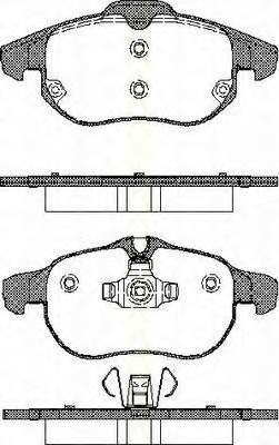 set placute frana,frana disc 8110 24020 TRISCAN - Frana disc set placute frana,frana disc 8110 24020 TRISCAN - Frana disc