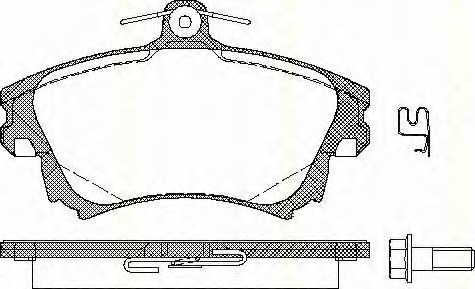 set placute frana,frana disc 8110 27005 TRISCAN - Set placute frana set placute frana,frana disc 8110 27005 TRISCAN - Set placute frana