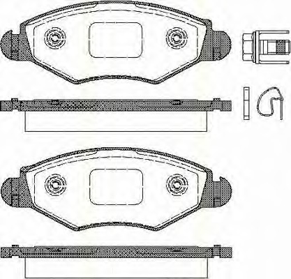 set placute frana,frana disc 8110 28025 TRISCAN - Frana disc set placute frana,frana disc 8110 28025 TRISCAN - Frana disc