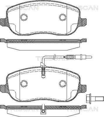 set placute frana,frana disc 8110 28028 TRISCAN - Set placute frana set placute frana,frana disc 8110 28028 TRISCAN - Set placute frana