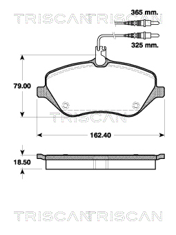 set placute frana,frana disc 8110 28037 TRISCAN - Set placute frana set placute frana,frana disc 8110 28037 TRISCAN - Set placute frana