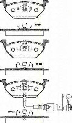 set placute frana,frana disc 8110 29039 TRISCAN - Frana disc set placute frana,frana disc 8110 29039 TRISCAN - Frana disc