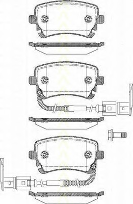 set placute frana,frana disc 8110 29041 TRISCAN - Frana disc set placute frana,frana disc 8110 29041 TRISCAN - Frana disc