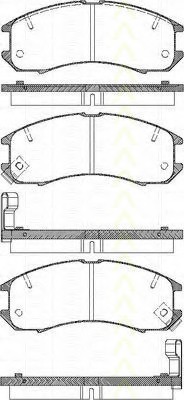 set placute frana,frana disc 8110 50881 TRISCAN - Set placute frana set placute frana,frana disc 8110 50881 TRISCAN - Set placute frana