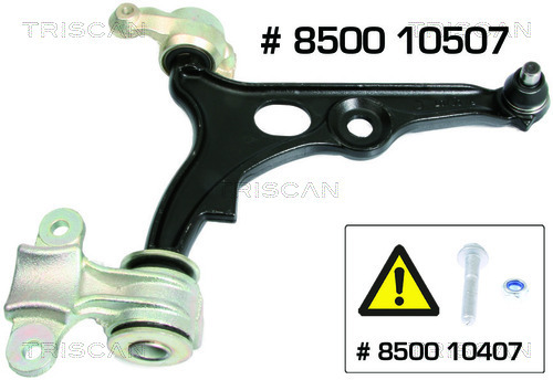 Brat, suspensie roata 8500 10507 TRISCAN - Directie / bucsi, rulmenti Brat, suspensie roata 8500 10507 TRISCAN - Directie / bucsi, rulmenti
