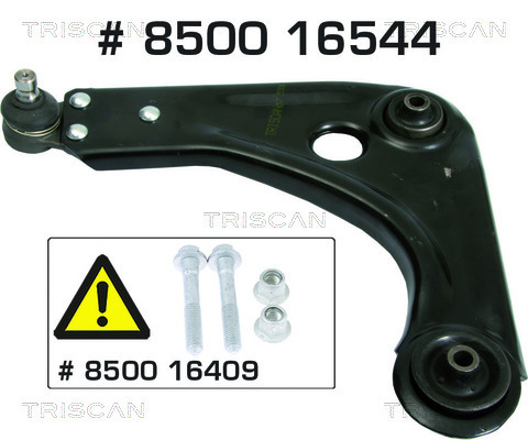 Brat, suspensie roata 8500 16544 TRISCAN - Directie / bucsi, rulmenti Brat, suspensie roata 8500 16544 TRISCAN - Directie / bucsi, rulmenti