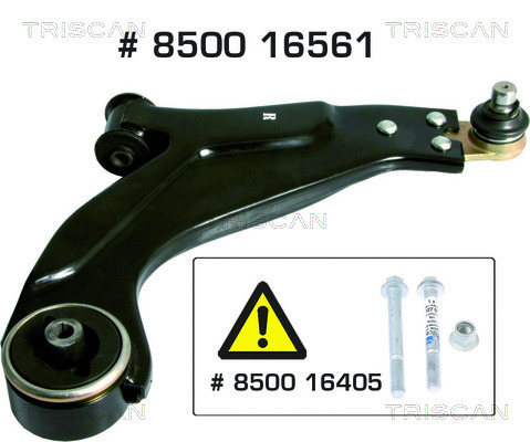 Brat, suspensie roata 8500 16561 TRISCAN - Brate suspensie / directie (bascula) Brat, suspensie roata 8500 16561 TRISCAN - Brate suspensie / directie (bascula)