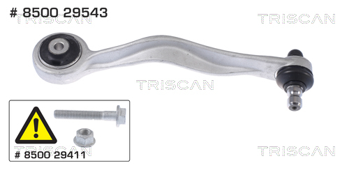 Brat, suspensie roata 8500 29543 TRISCAN - Directie / bucsi, rulmenti Brat, suspensie roata 8500 29543 TRISCAN - Directie / bucsi, rulmenti
