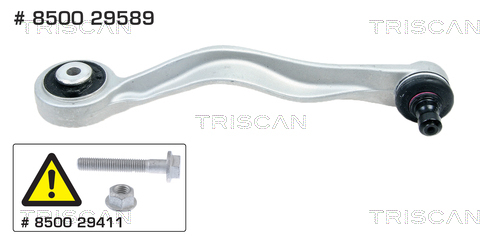Brat, suspensie roata 8500 29589 TRISCAN - Directie / bucsi, rulmenti Brat, suspensie roata 8500 29589 TRISCAN - Directie / bucsi, rulmenti