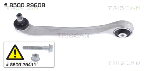 Brat, suspensie roata 8500 29608 TRISCAN - Directie / bucsi, rulmenti Brat, suspensie roata 8500 29608 TRISCAN - Directie / bucsi, rulmenti