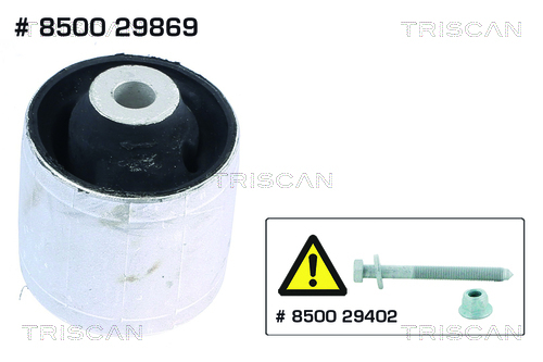 suport,trapez 8500 29869 TRISCAN - Directie / bucsi, rulmenti