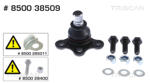 Articulatie sarcina/ghidare 8500 38509 TRISCAN - Pivoti/ articulatii Articulatie sarcina/ghidare 8500 38509 TRISCAN - Pivoti/ articulatii